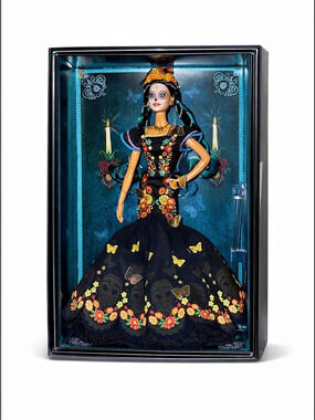 Barbie 2021 Dia De Muertos Barbie Doll Floral Fashion Doll in Display Box